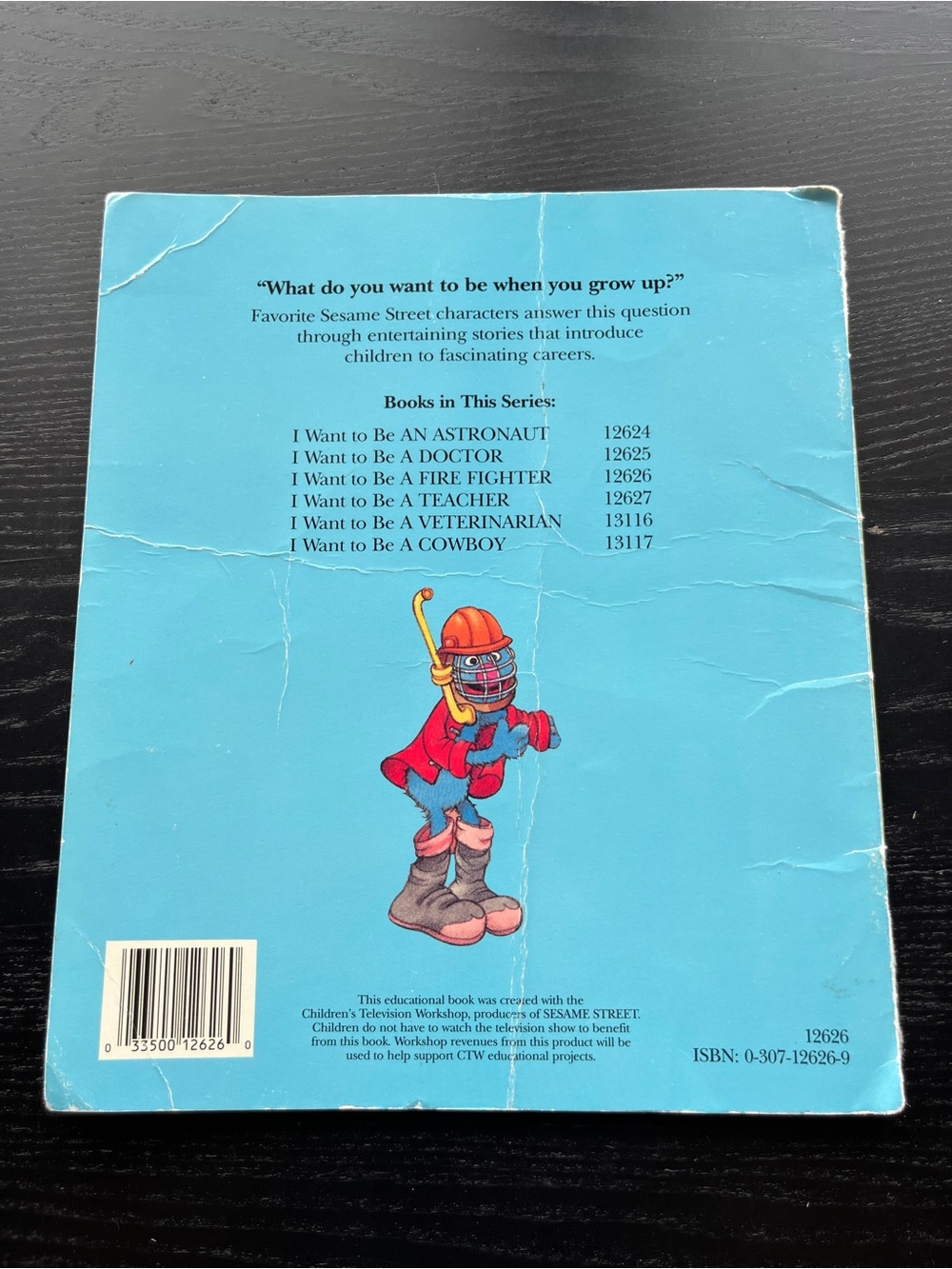 Vintage Sesame Street Golden Books Lot Grover Firefighter Ernie Bert - Picture 4 of 14